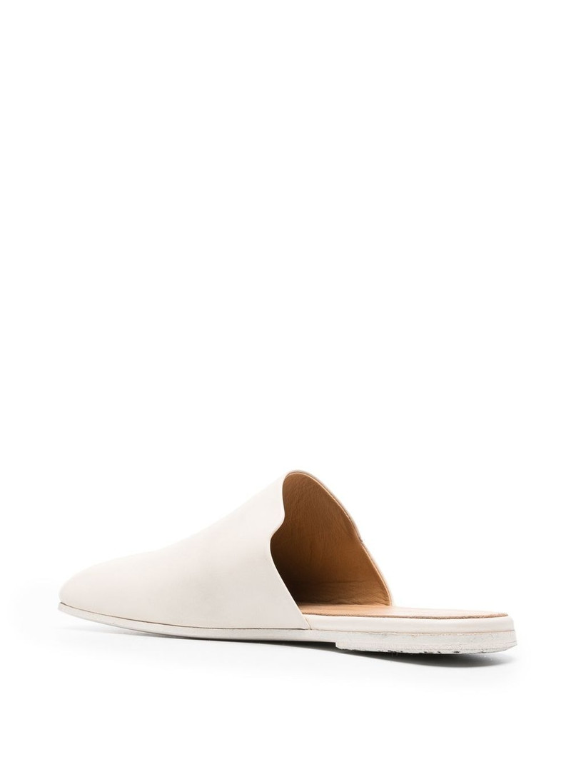 square-shape leather mules 3