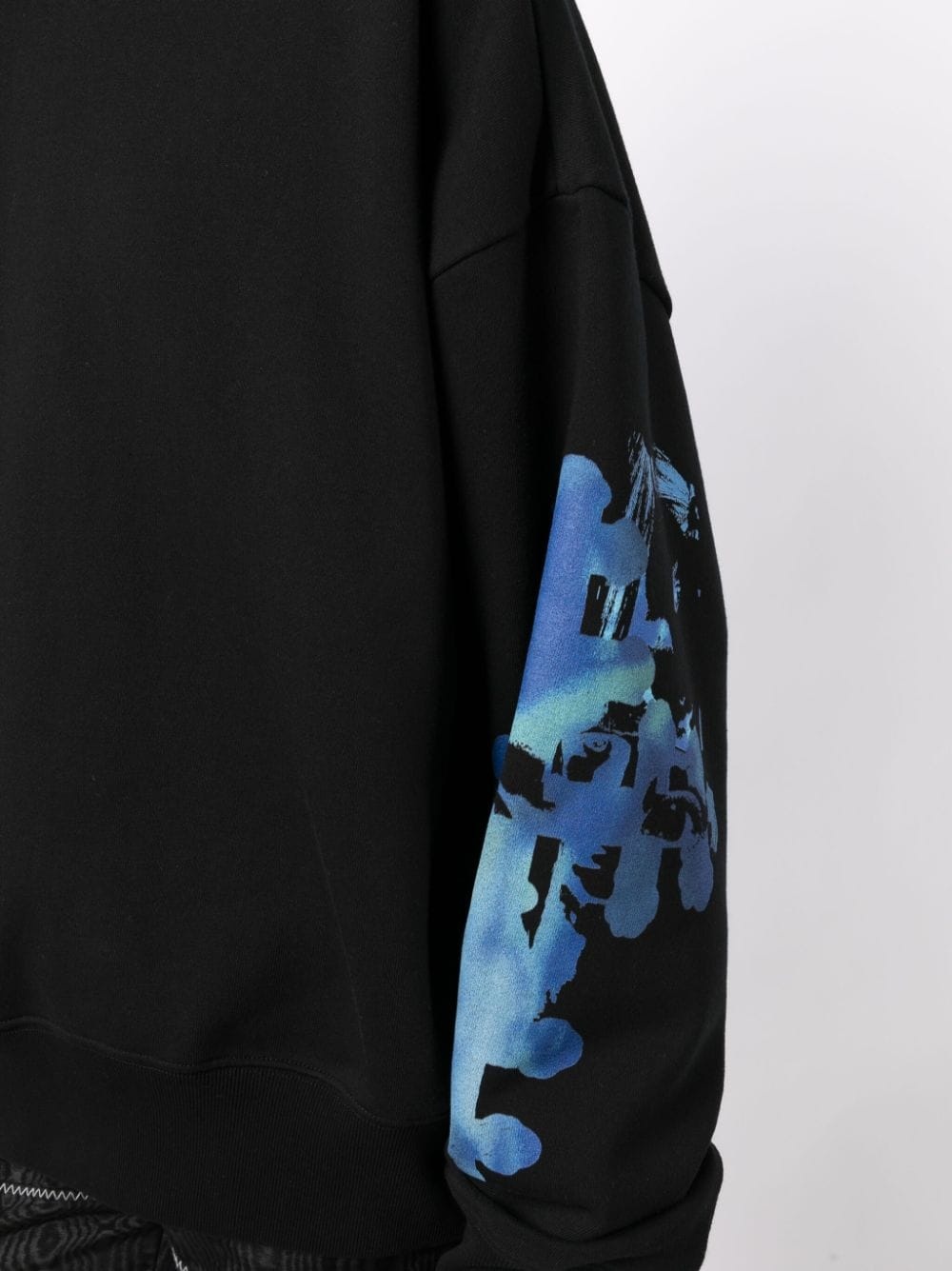 graphic-print cotton hoodie - 5