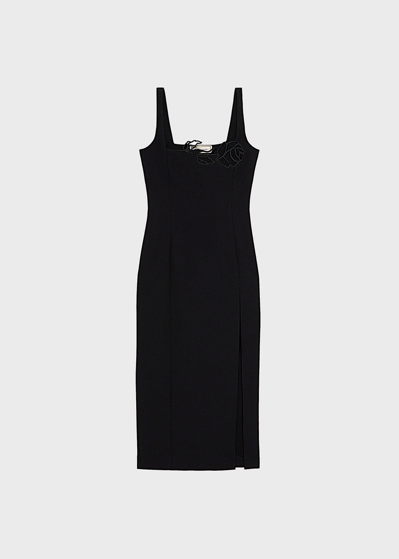 CADY DRESS WITH LASER-CUT EMBROIDERY 1