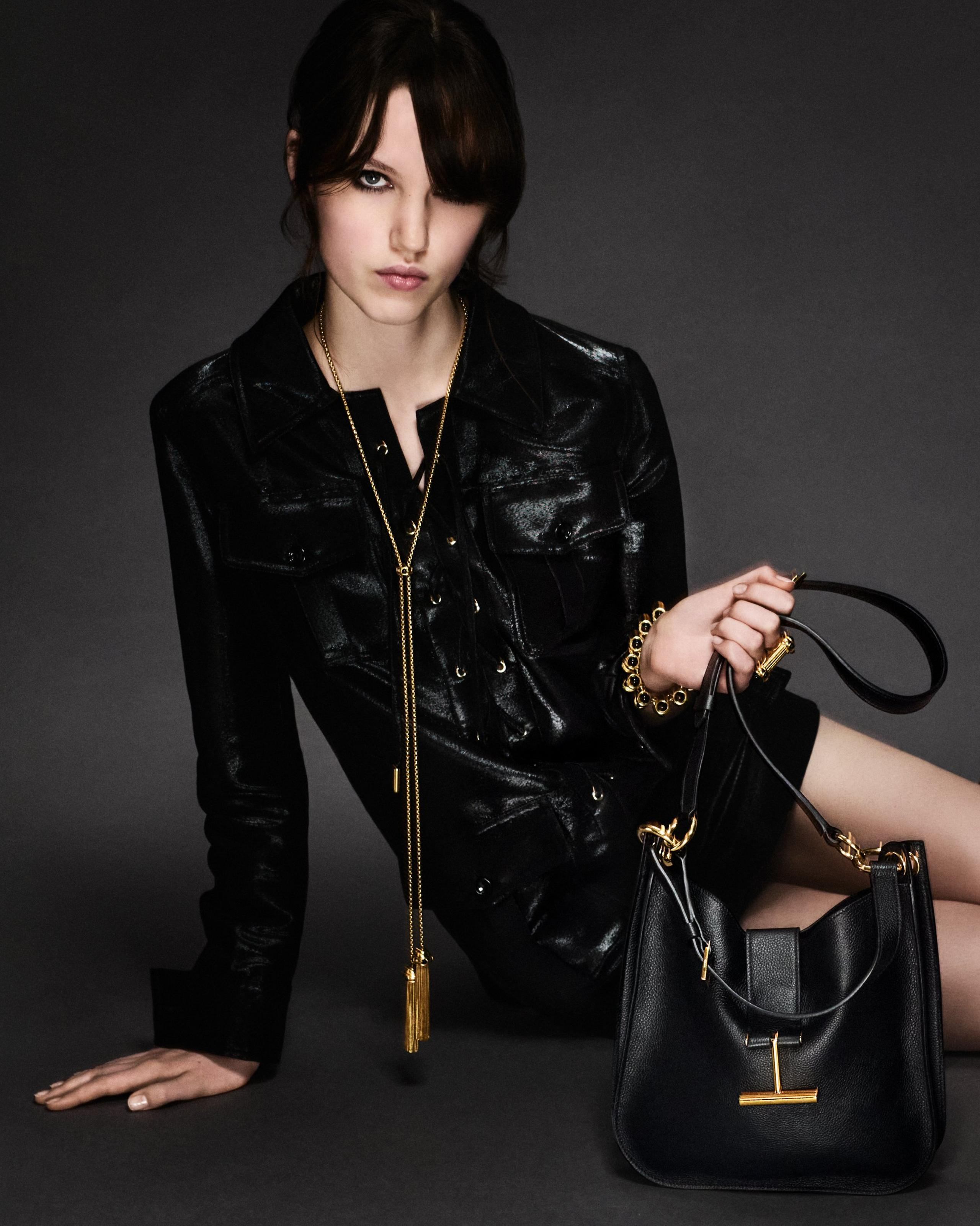 GRAIN LEATHER TARA SMALL CROSSBODY - 6