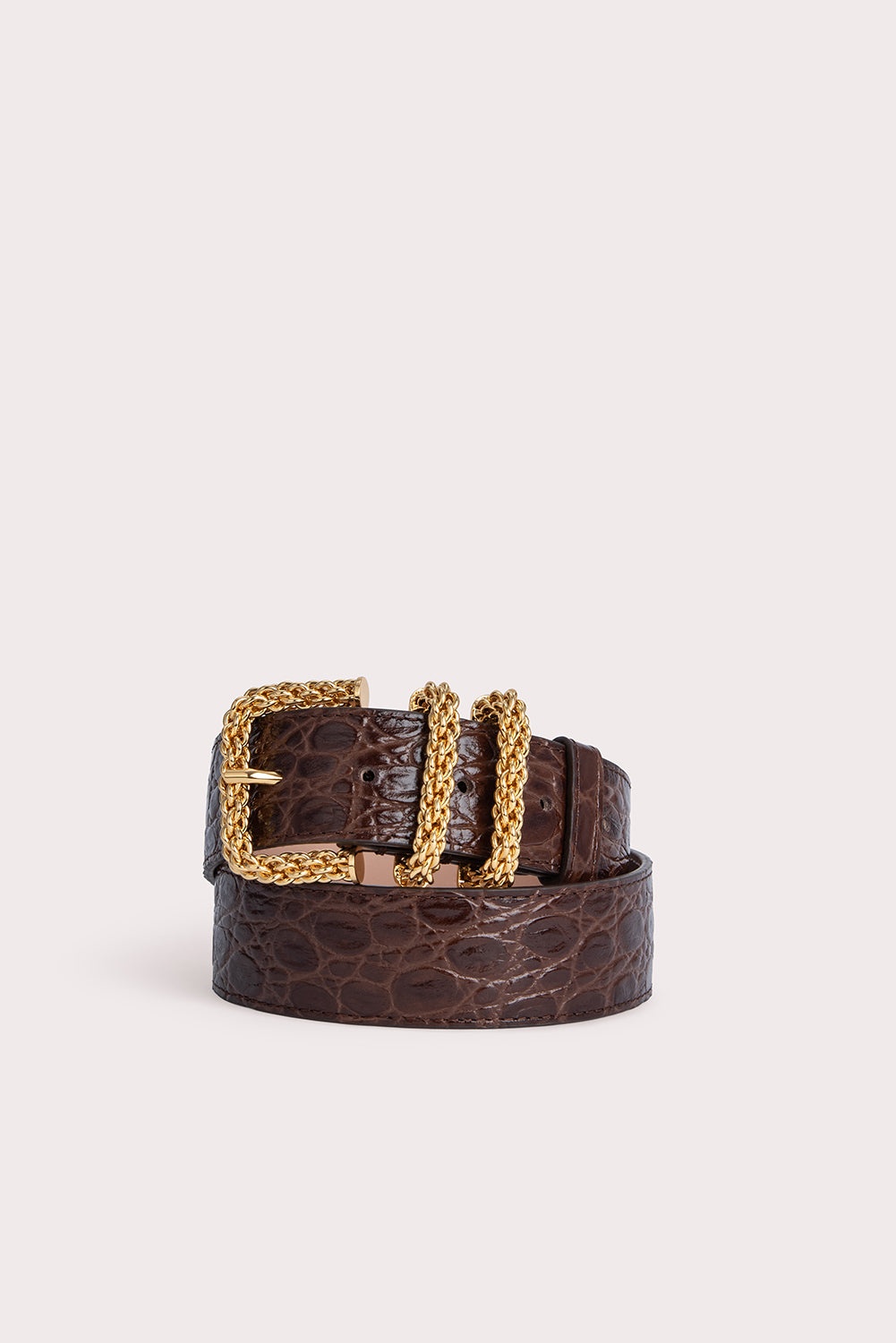 Katina Sequoia Circular Croco Embossed Leather - 1