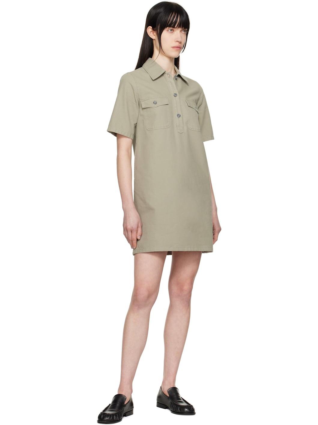 A. P.C. Taupe Selia Minidress - 4