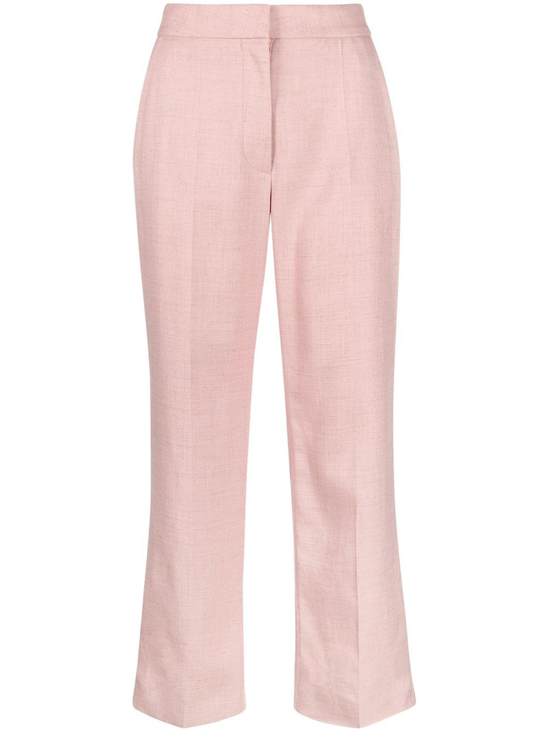 straight-leg cropped trousers 1