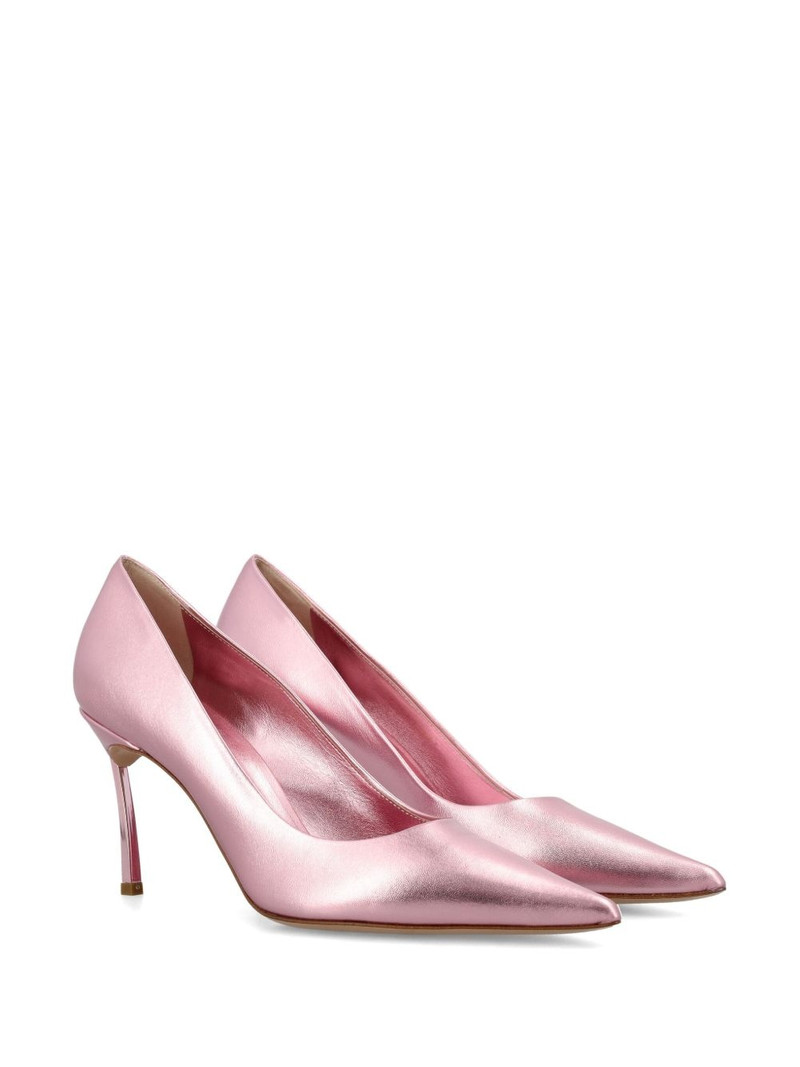 CASADEI Flash Goldust metallic-effect pumps outlook