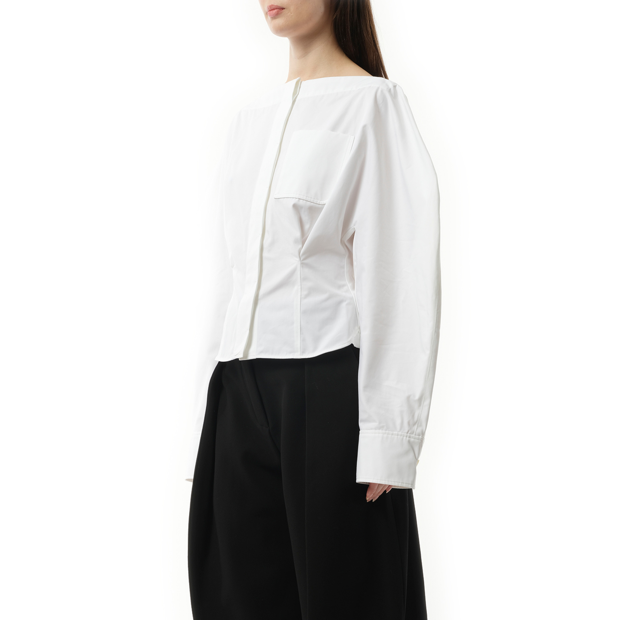 La Chemise Barco in White - 5
