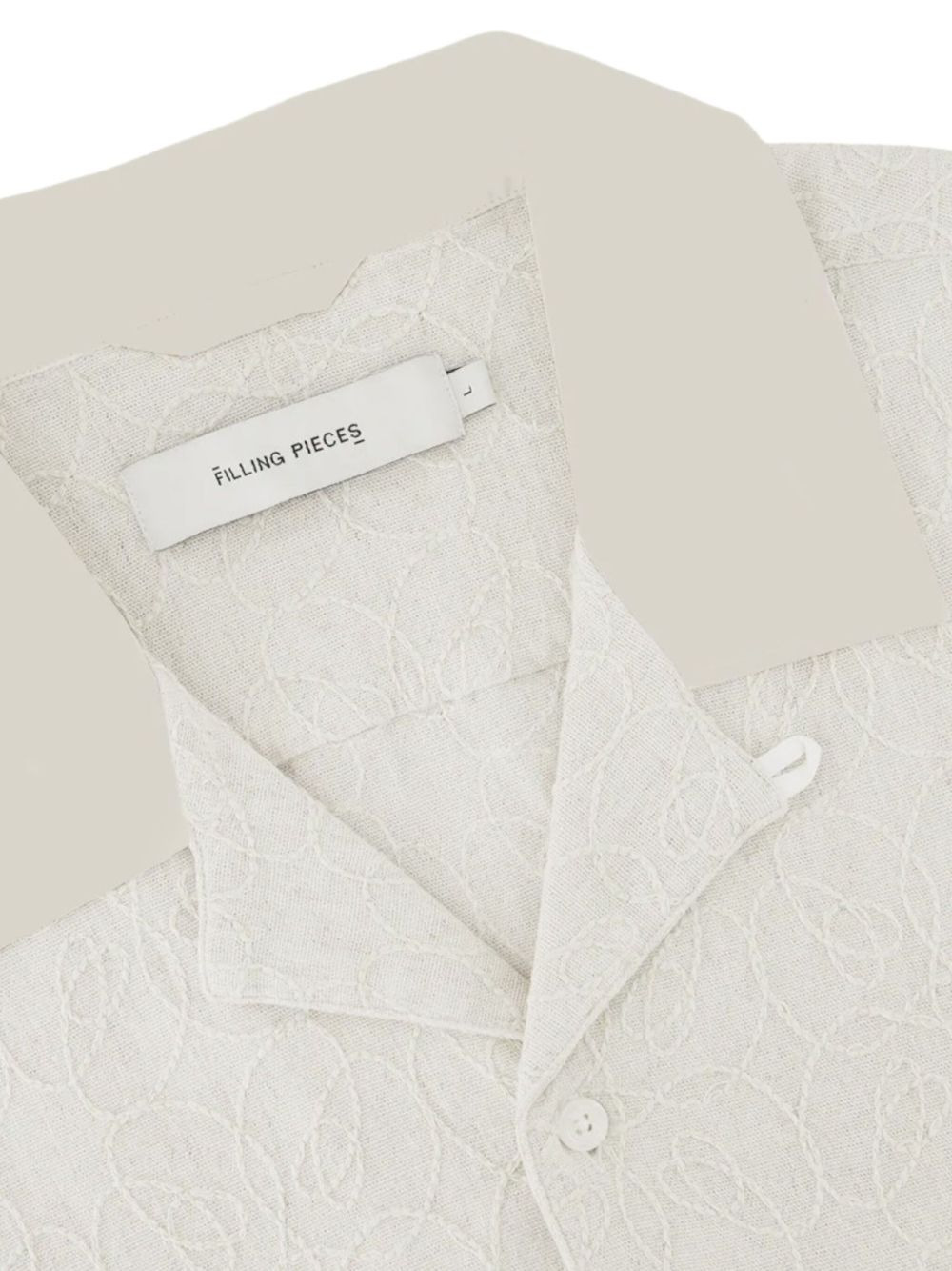 floral-embroidered resort shirt - 4