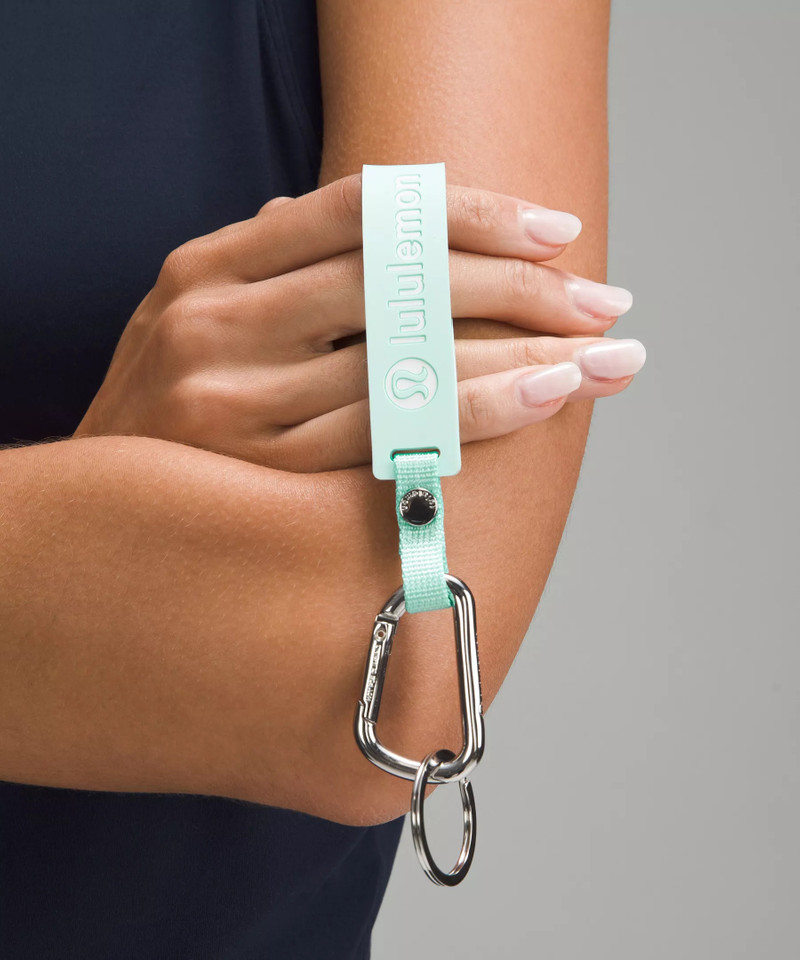 lululemon Silicone Keychain outlook