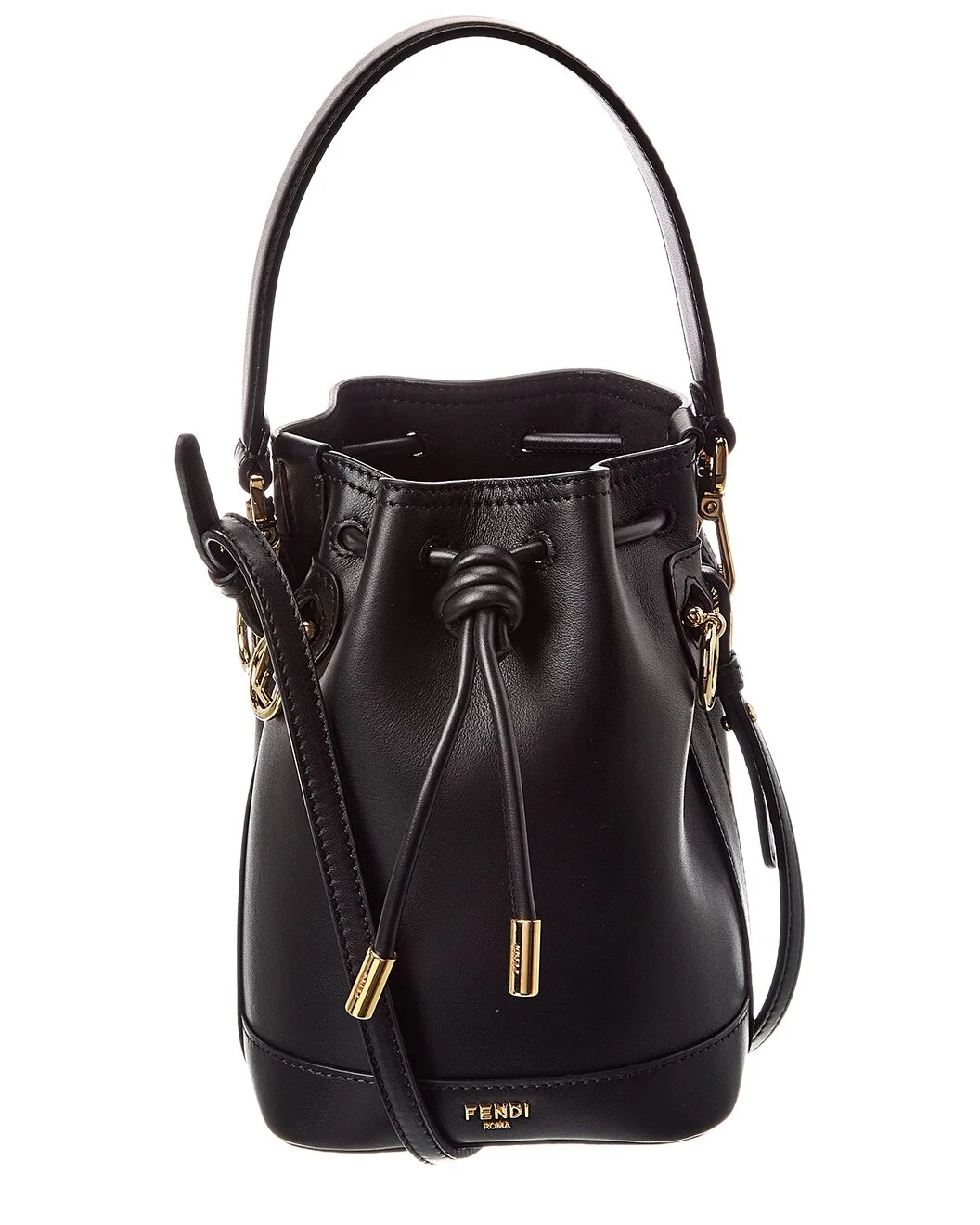 FENDI Mon Tresor Mini Leather Bucket Bag - 1