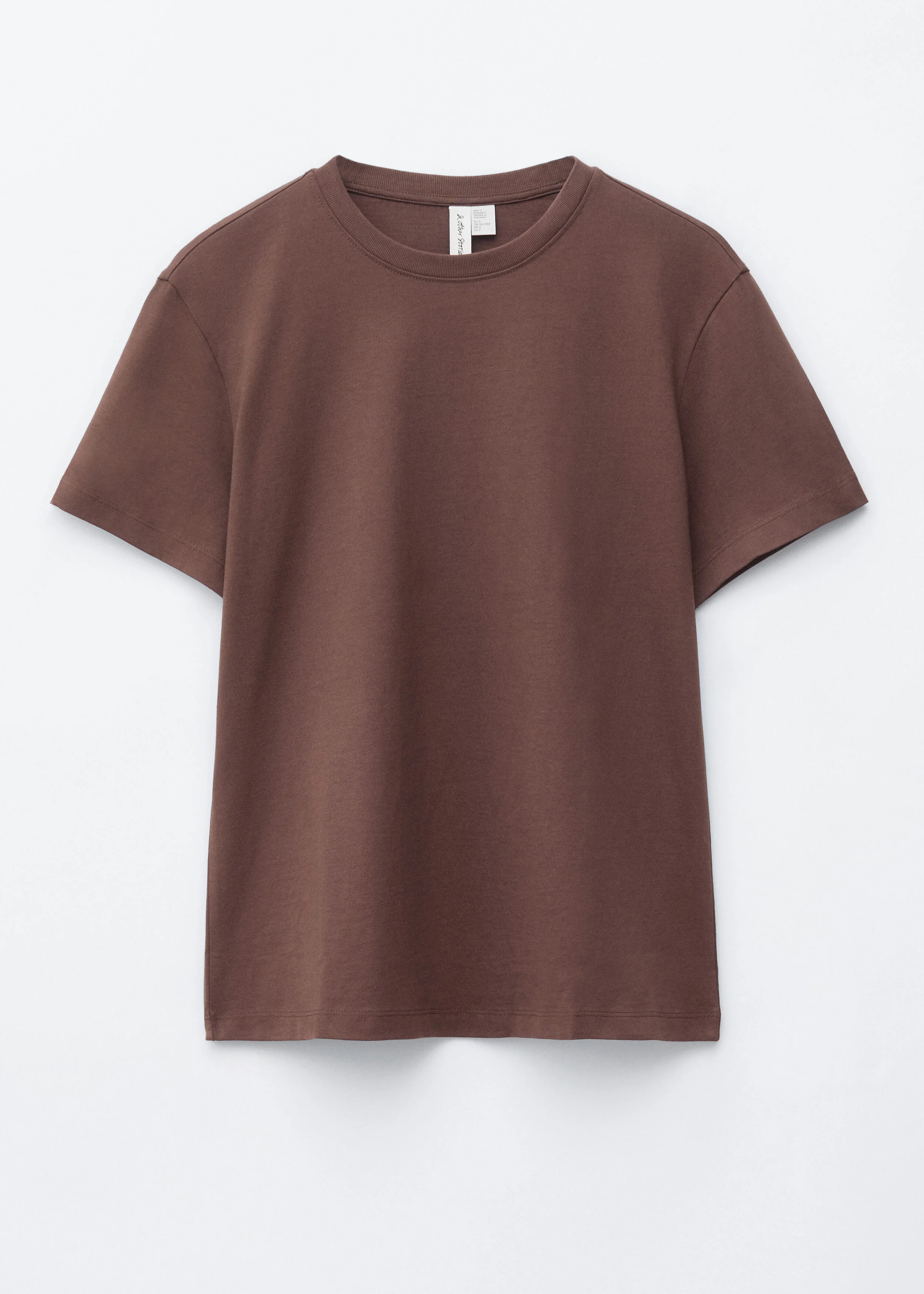Cotton Crew-Neck T-Shirt - 1