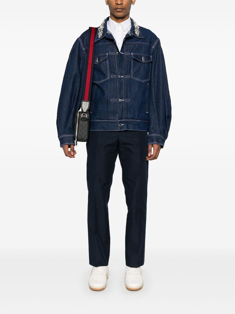 GUCCI cotton twill chinos outlook