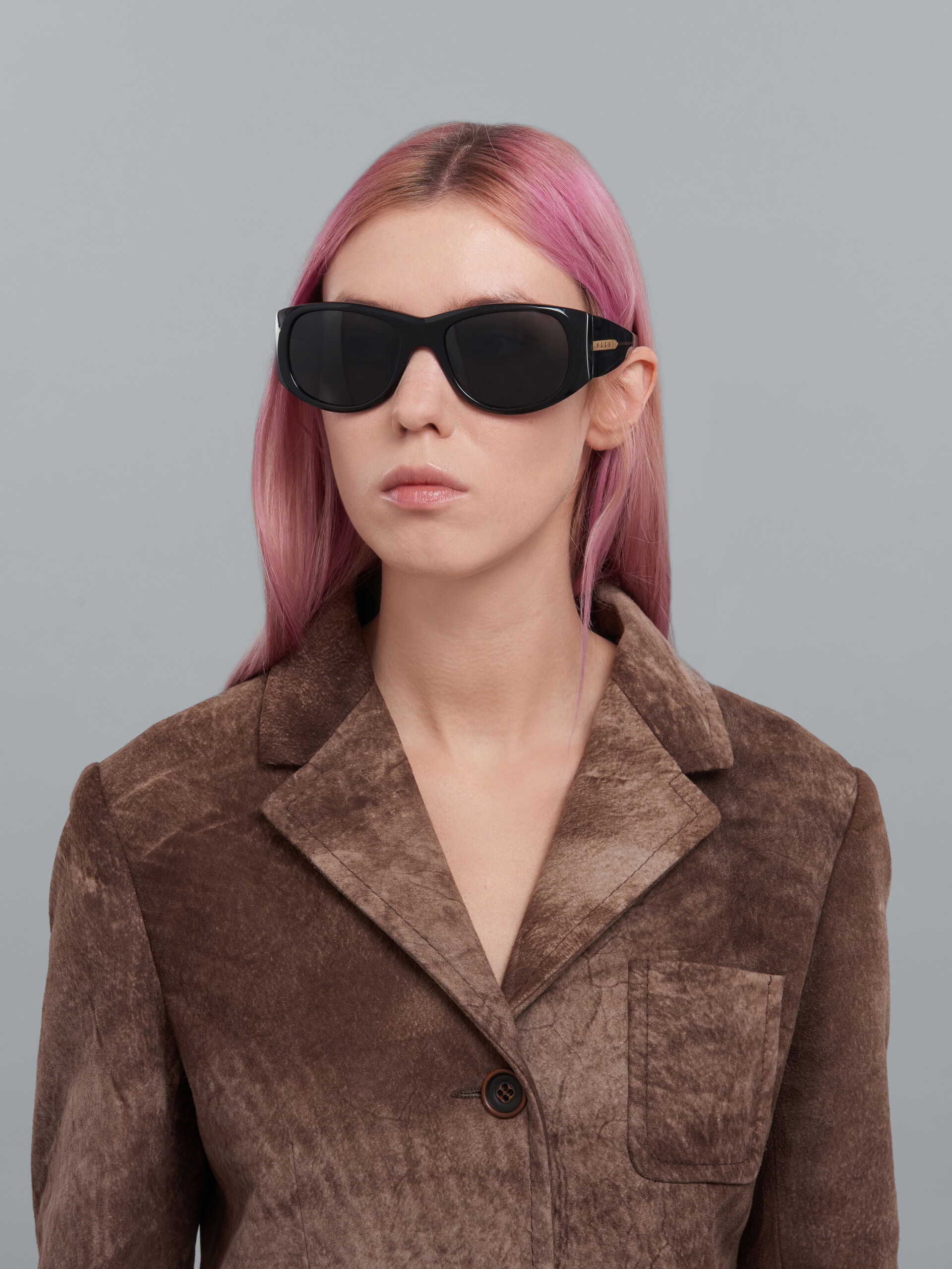 BLACK ORINOCO RIVER ACETATE SUNGLASSES - 2