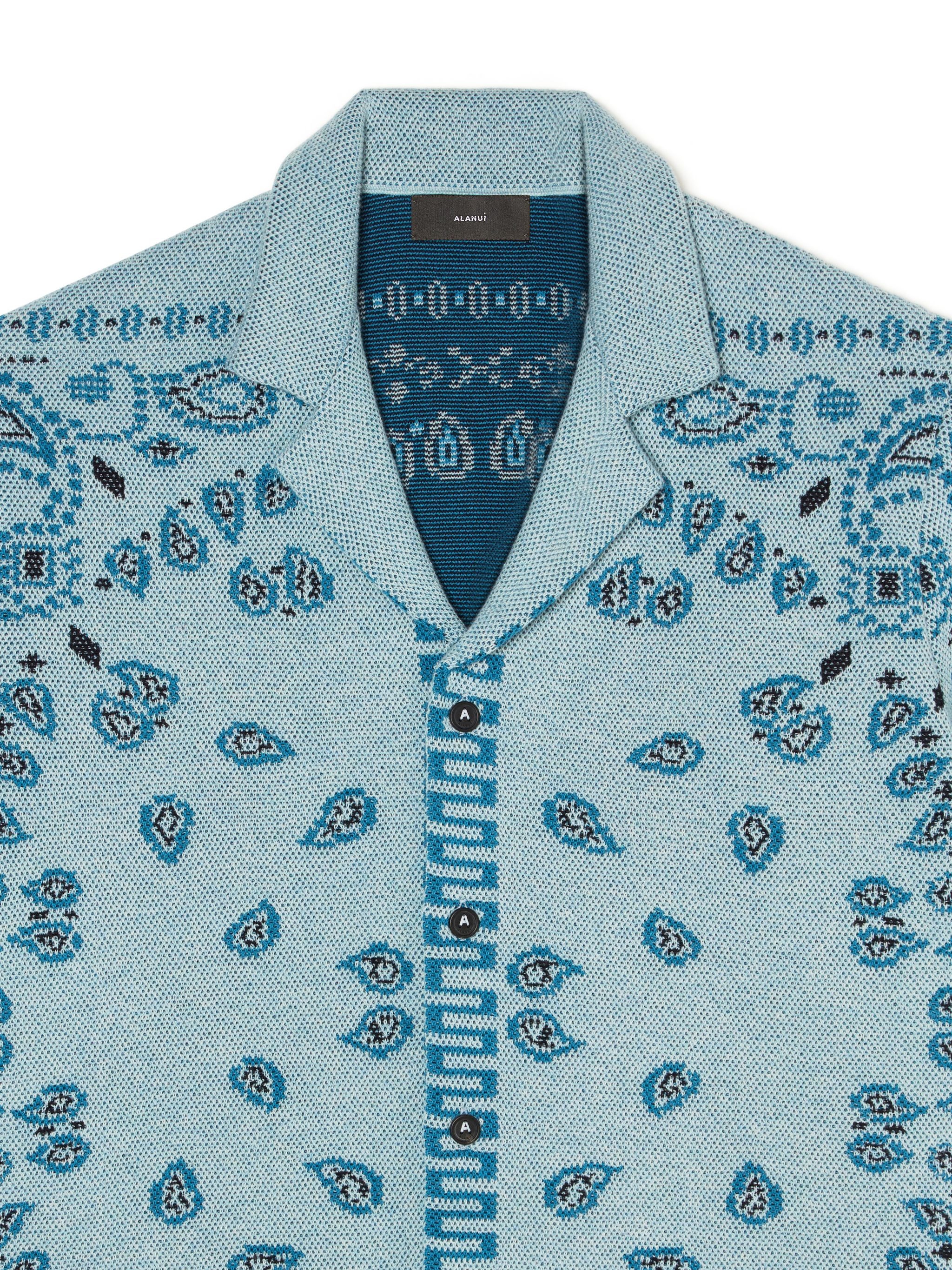 Cotton Piquet Bandana Shirt - 9