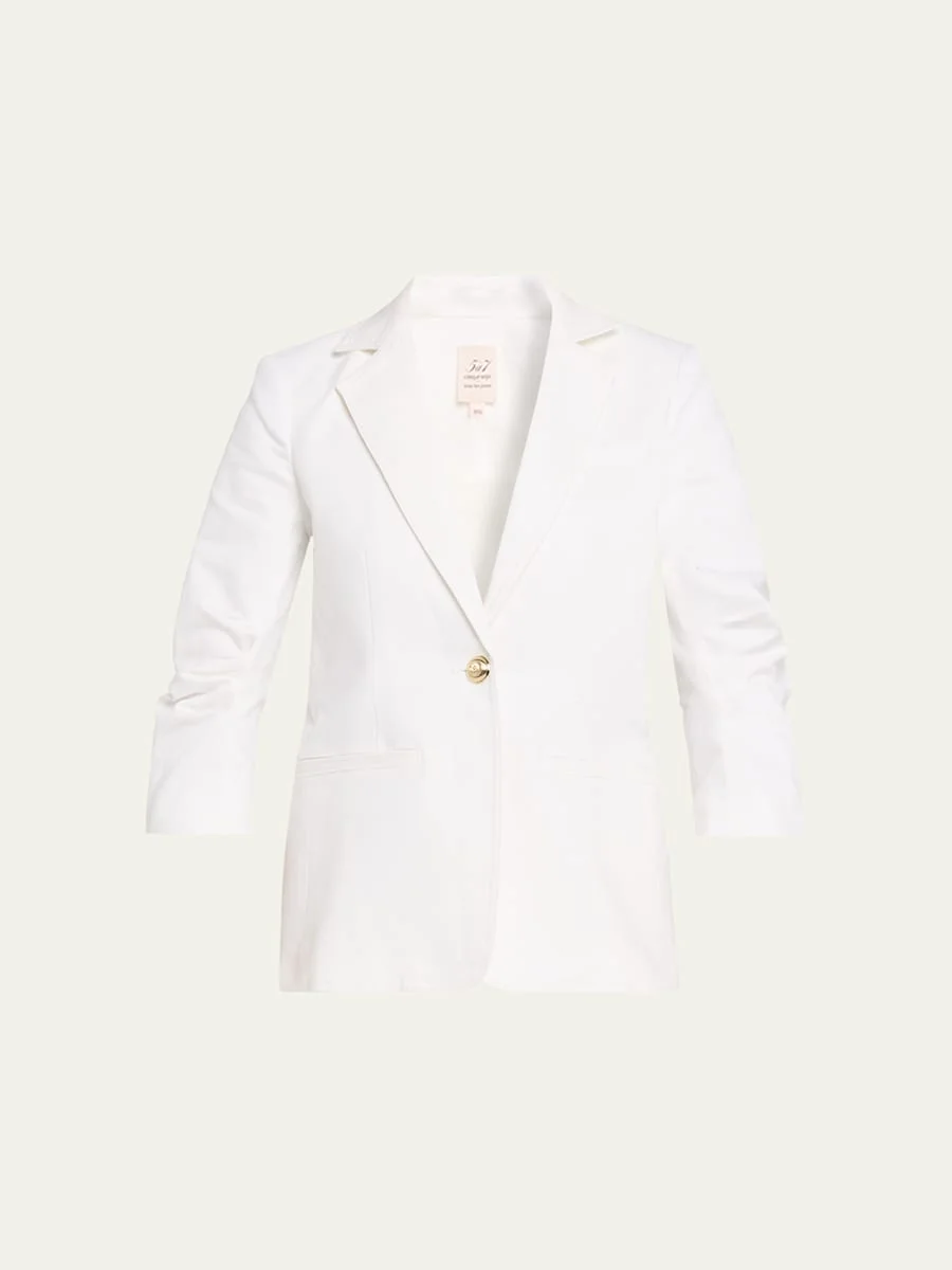 Khloe Denim Blazer - 1