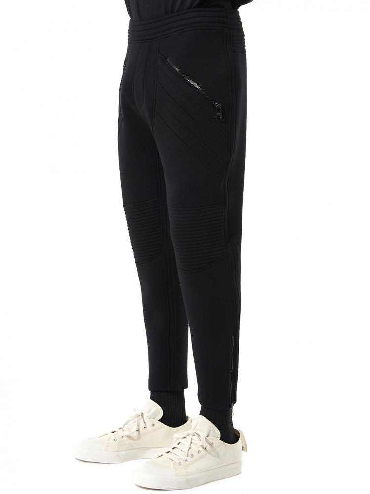 Pleated Panel Joggers - 2