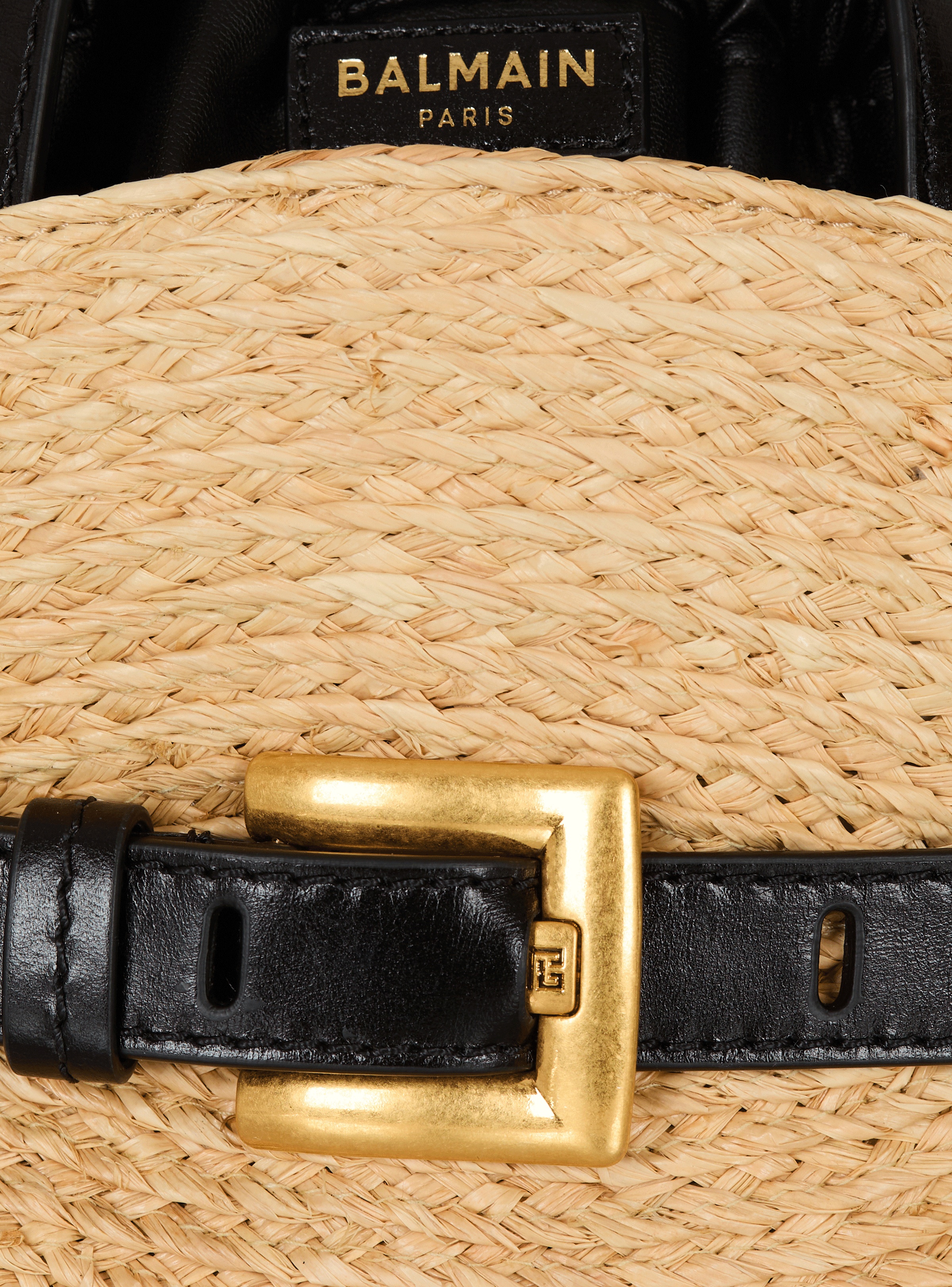Shuffle Mini bag in raffia - 7