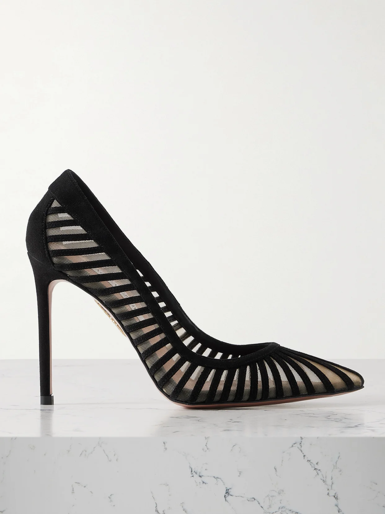 Passions 105 Tulle And Suede Pumps - 1