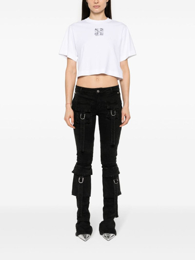 Off-White Bling Leaves S Arrow crop T-shirt outlook