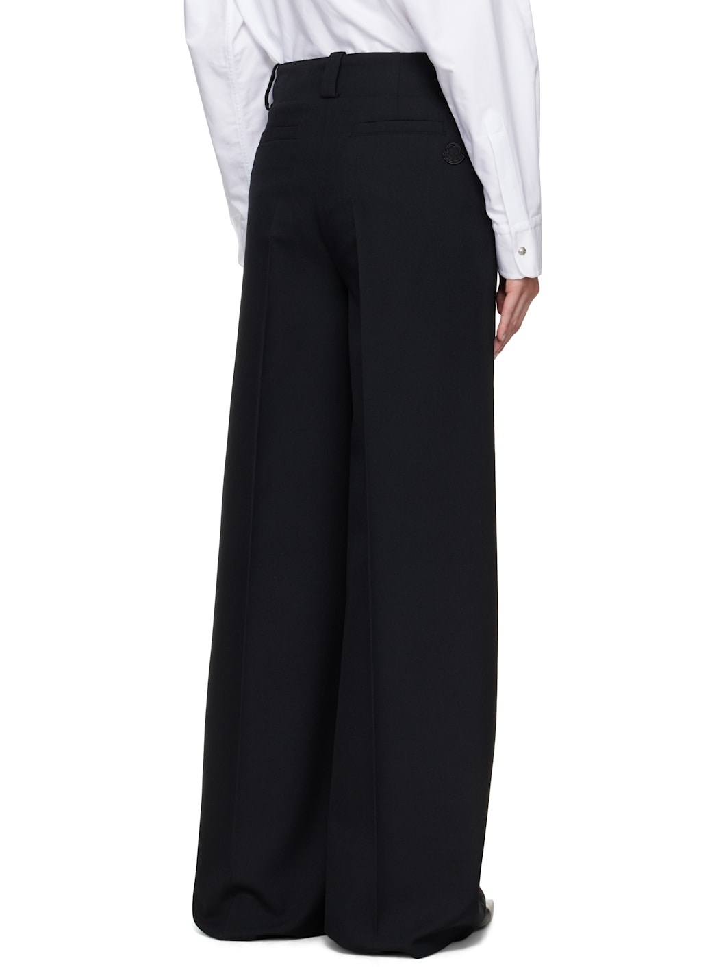 Black Wool Trousers - 3