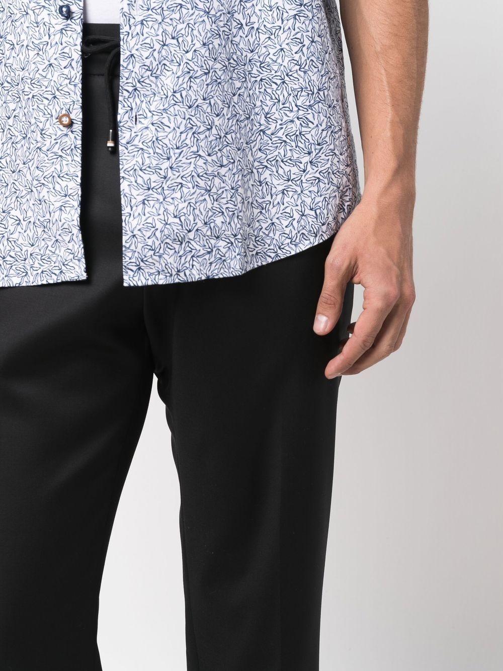drawstring tailored trousers - 5