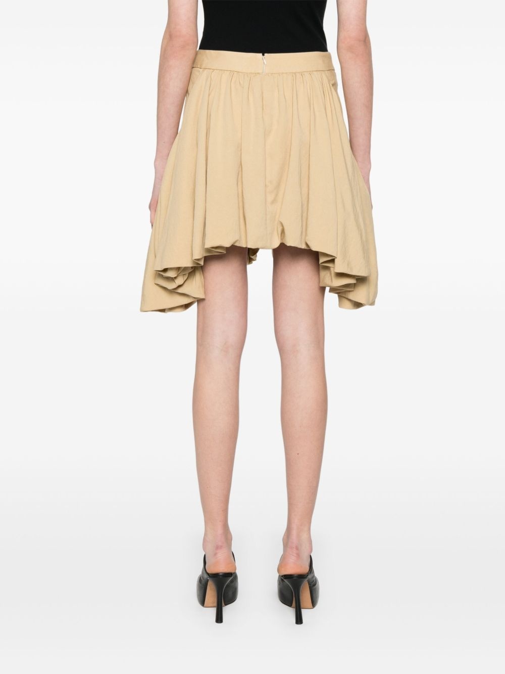 asymmetric mini skirt - 4