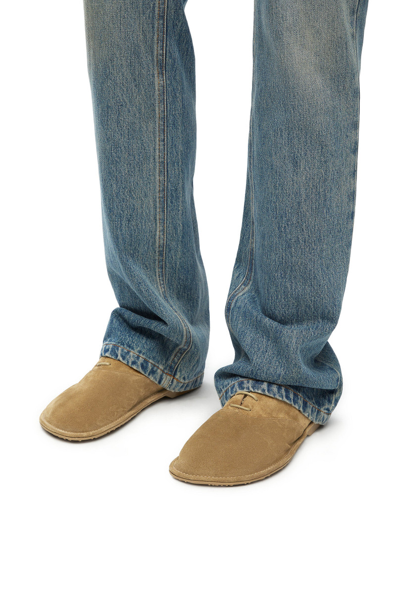 Loewe Folio derby in suede calfskin outlook