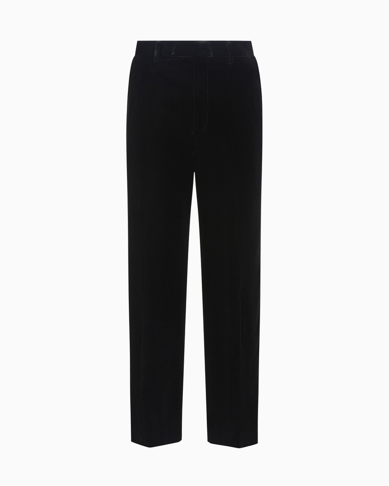 ICON SMOOTH VELVET TROUSERS 1