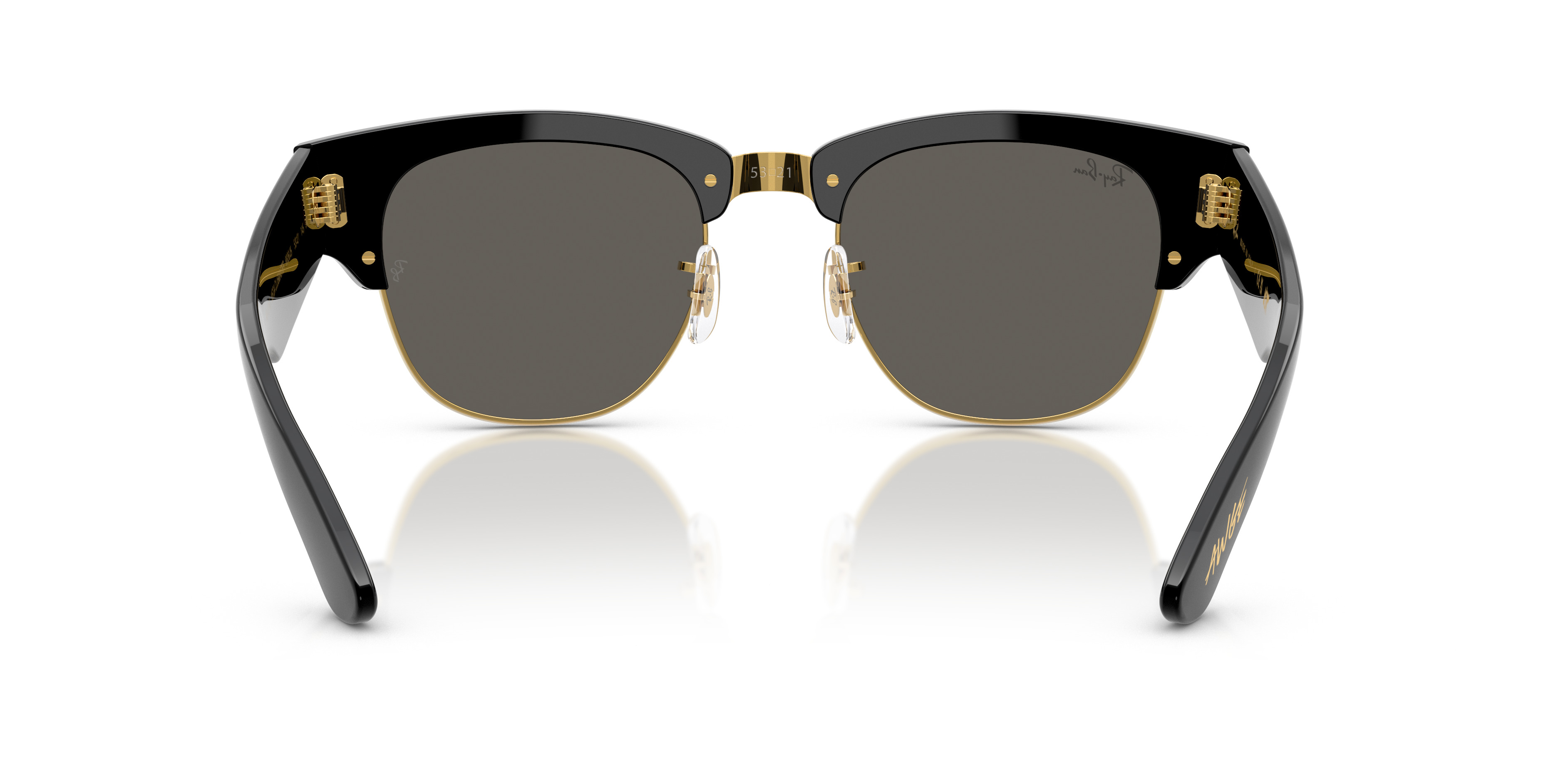 RB0316S Mega Clubmaster Blacked Out Collection - 4