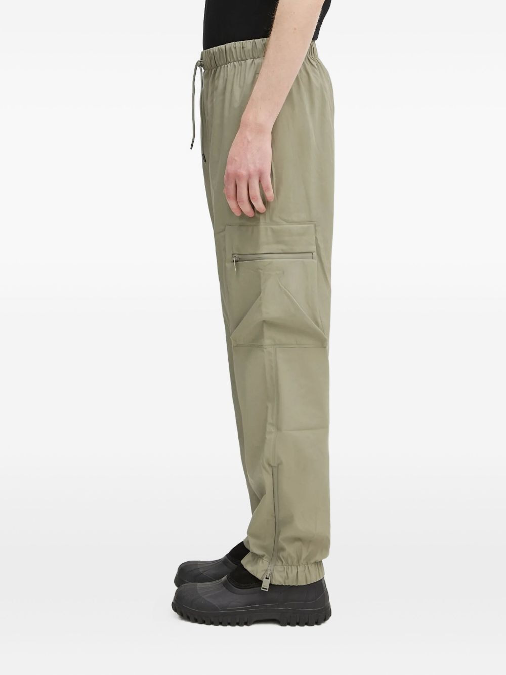 zip-pocket cargo pants - 3