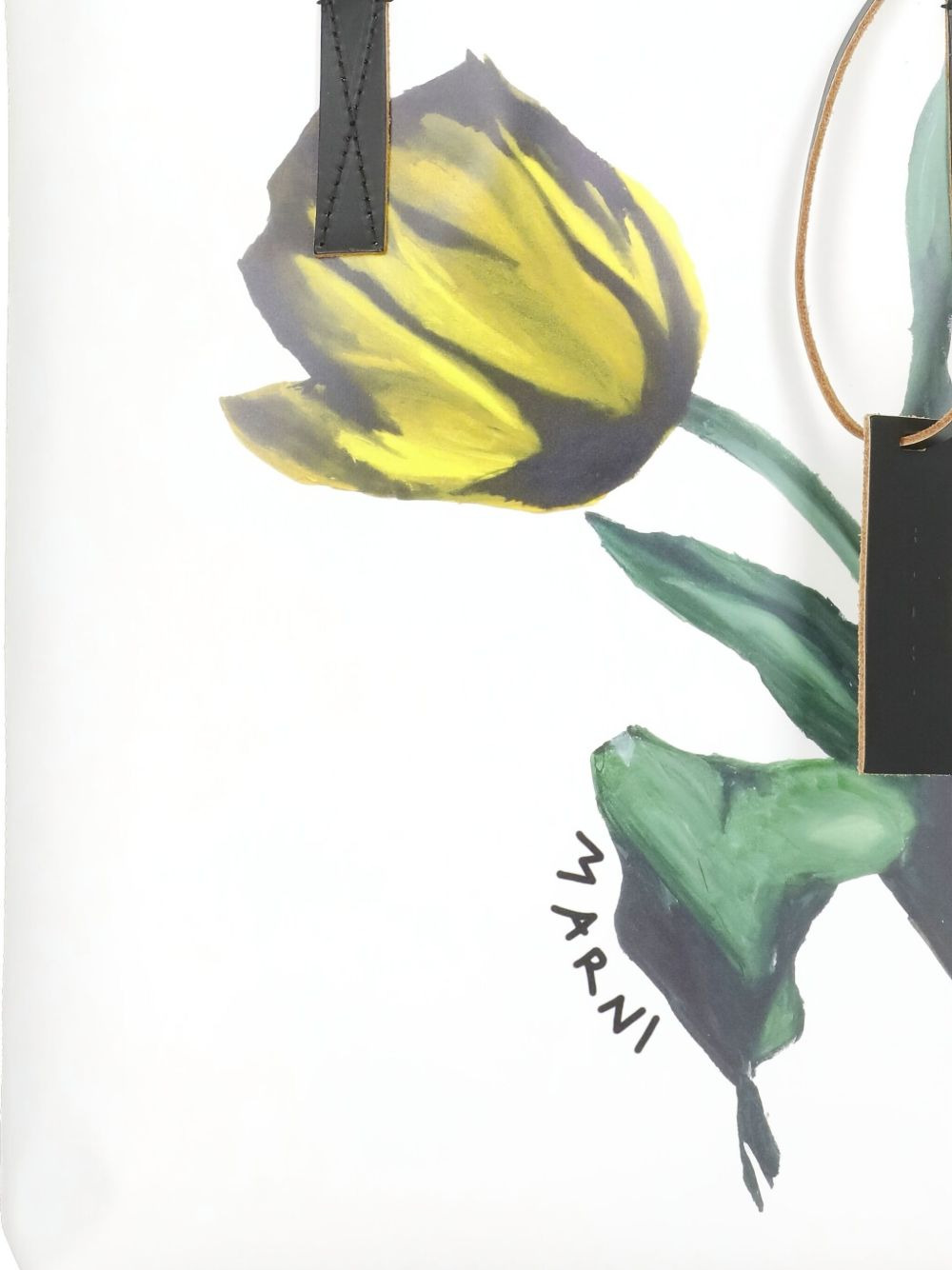 tulip-print tote bag - 5