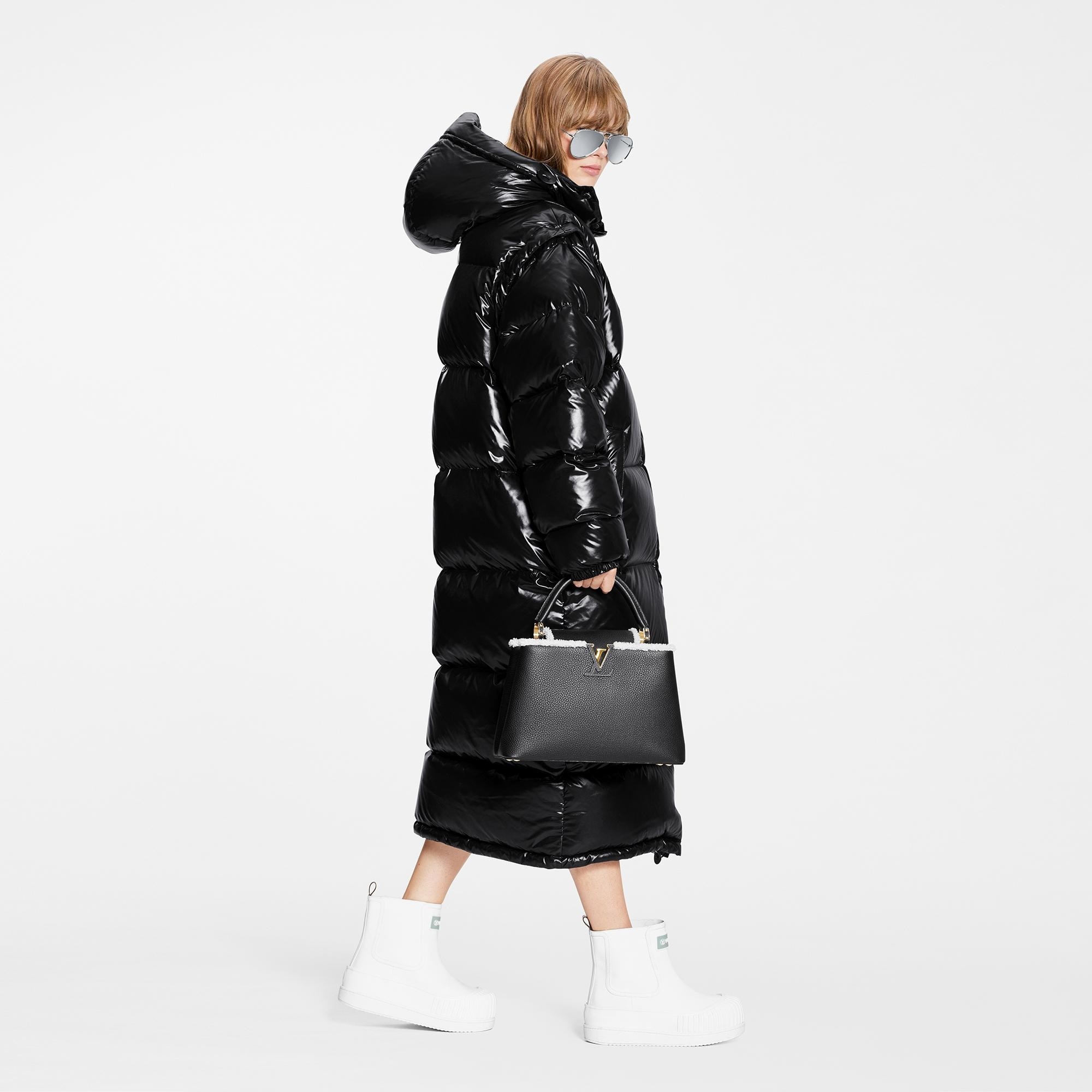 Glossy Long Puffer Coat - 4