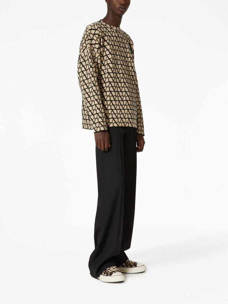 Valentino Toile Iconographe-pattern jumper outlook
