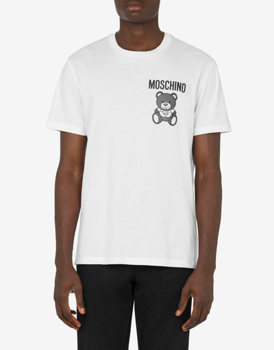 Moschino SMALL TEDDY MESH JERSEY T-SHIRT outlook