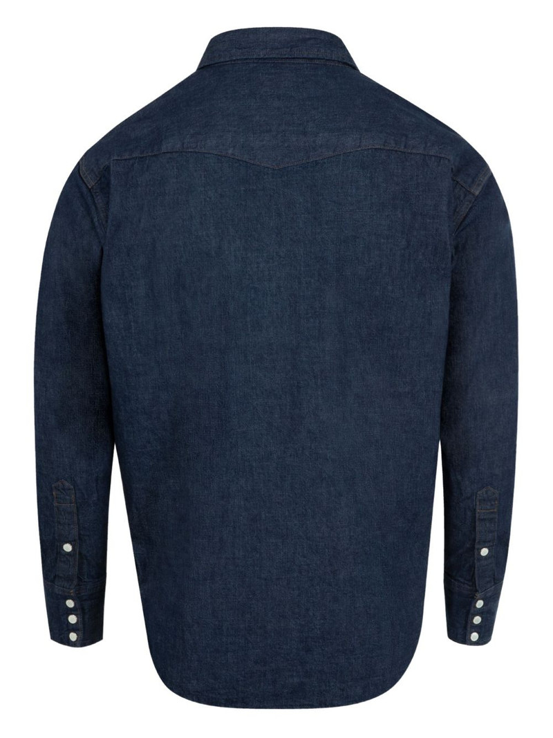 orSlow long-sleeve denim shirt outlook