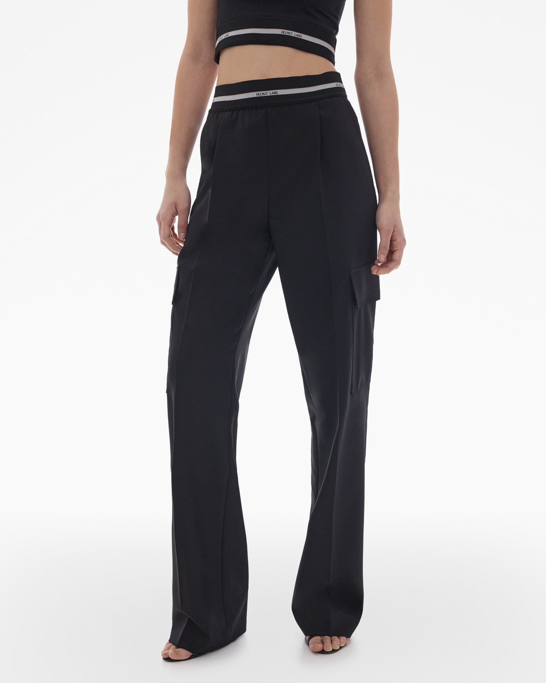PULL-ON STRETCH WOOL CARGO PANT - 3