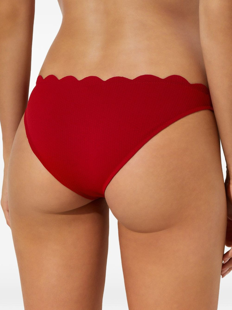 scalloped textured bikini bottoms 3