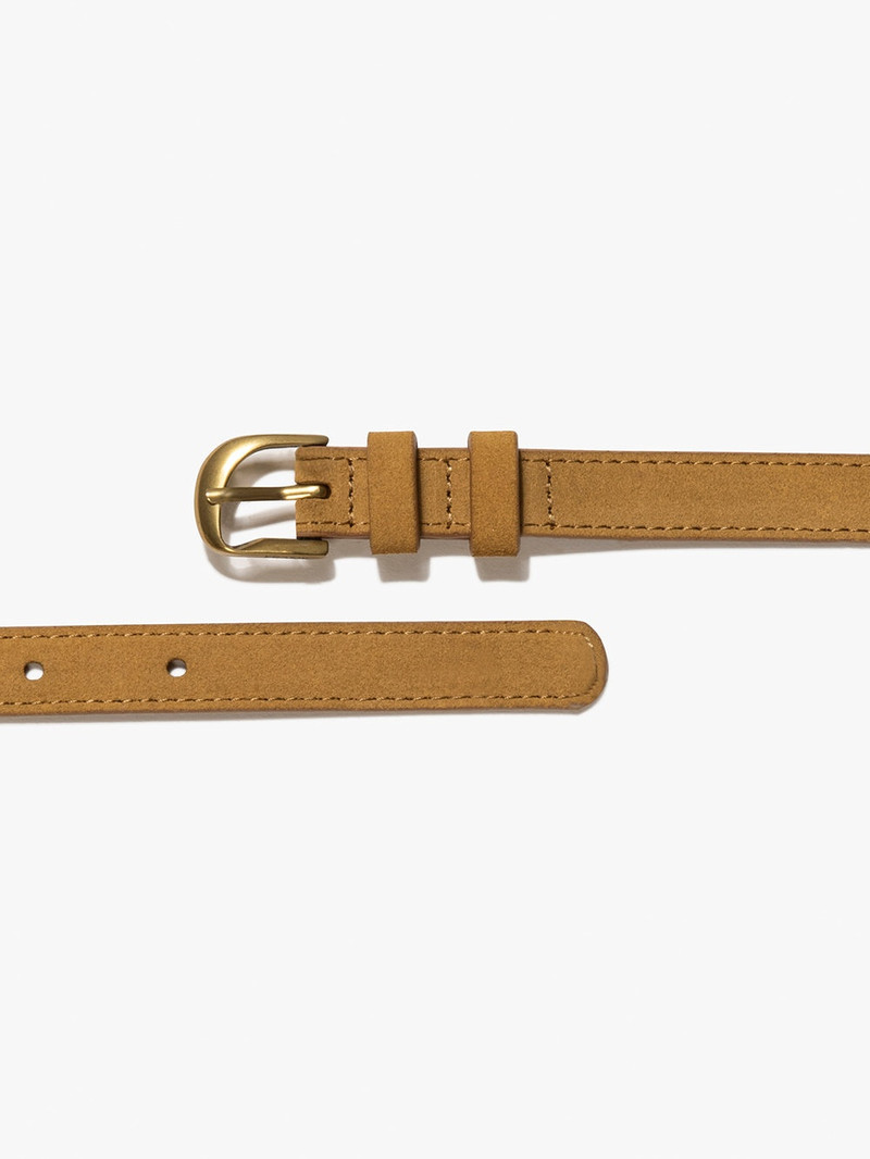 FRAME Petit Twist Buckle Belt in Tan outlook