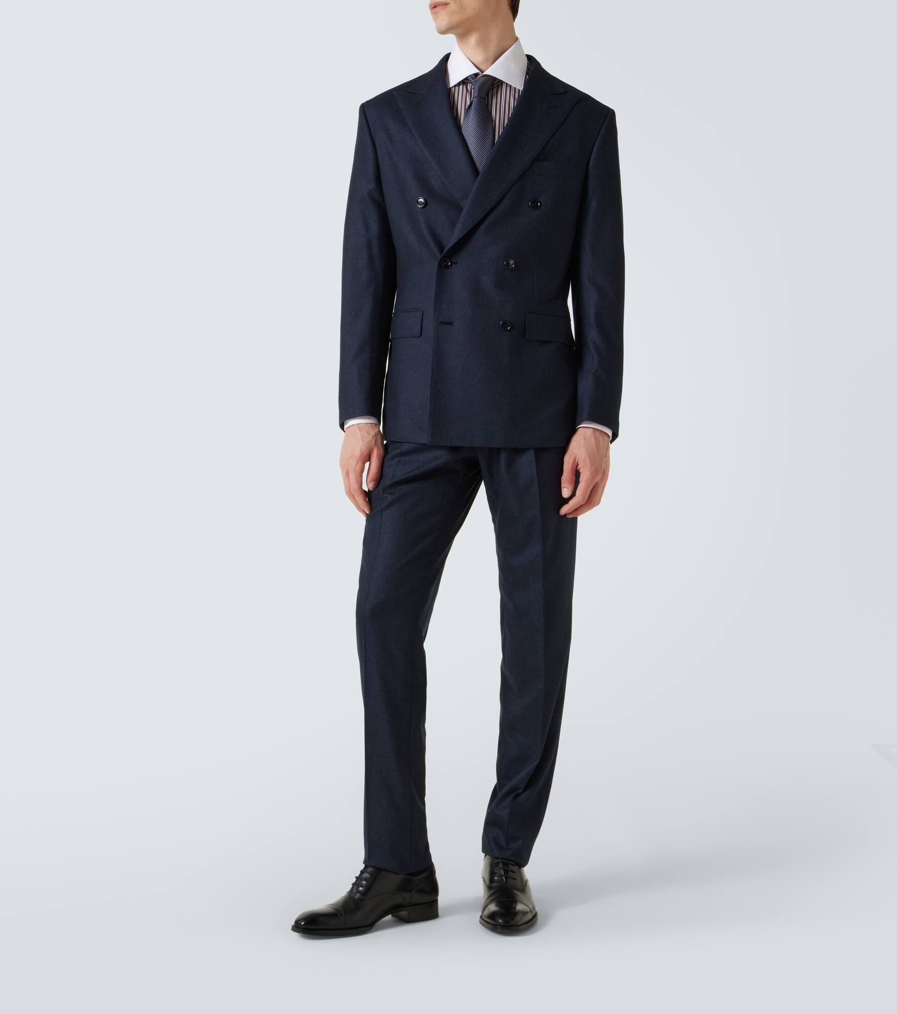 Herringbone wool flannel suit - 2