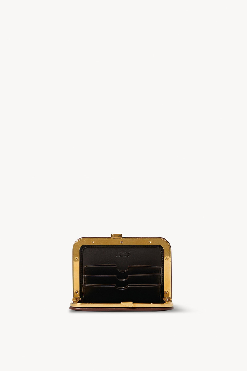 The Row CC Minaudiere in Leather outlook