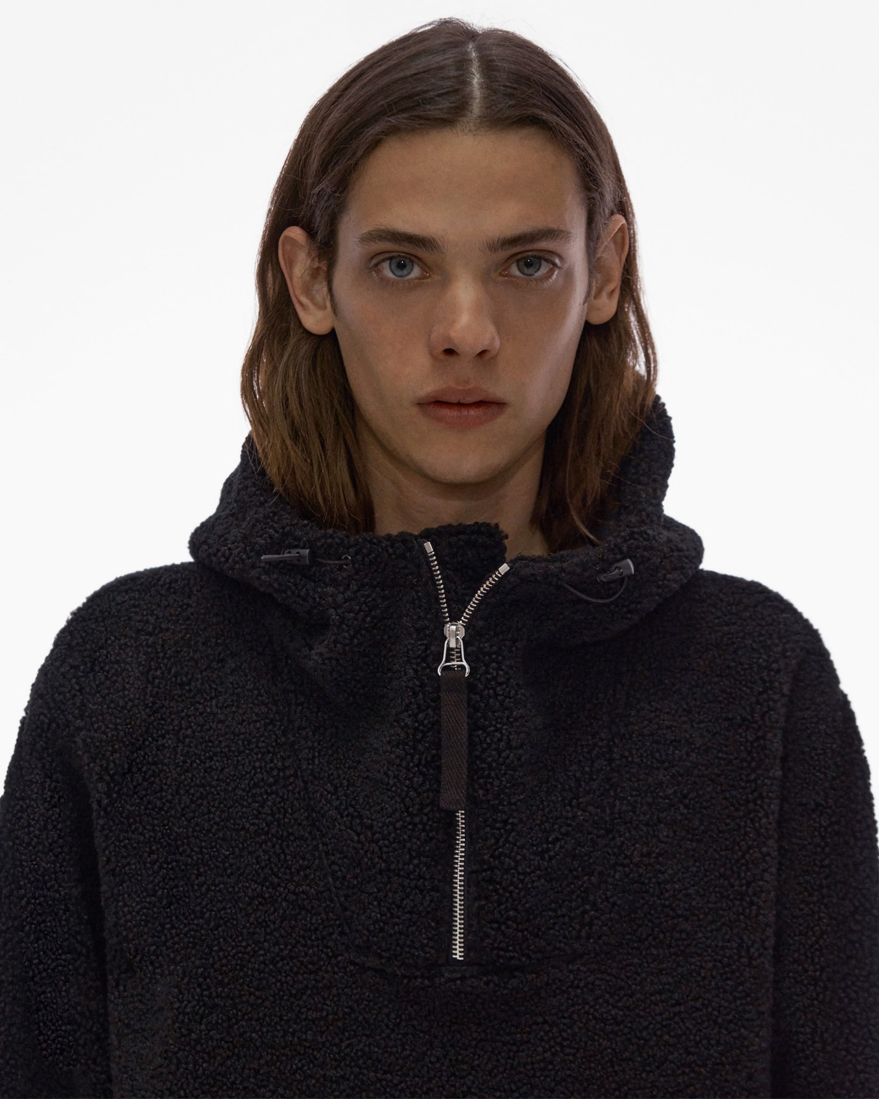 FLEECE HALF-ZIP HOODIE - 7