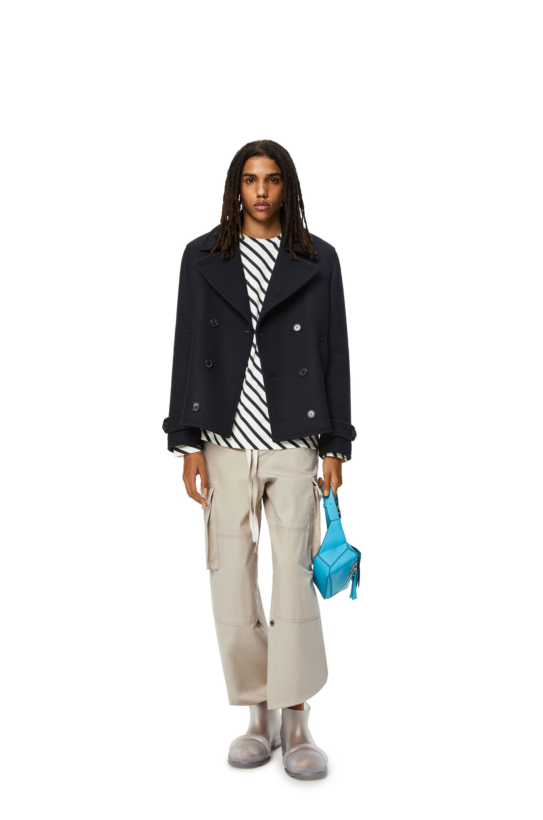 Multi pocket drawstring trousers in cotton - 2