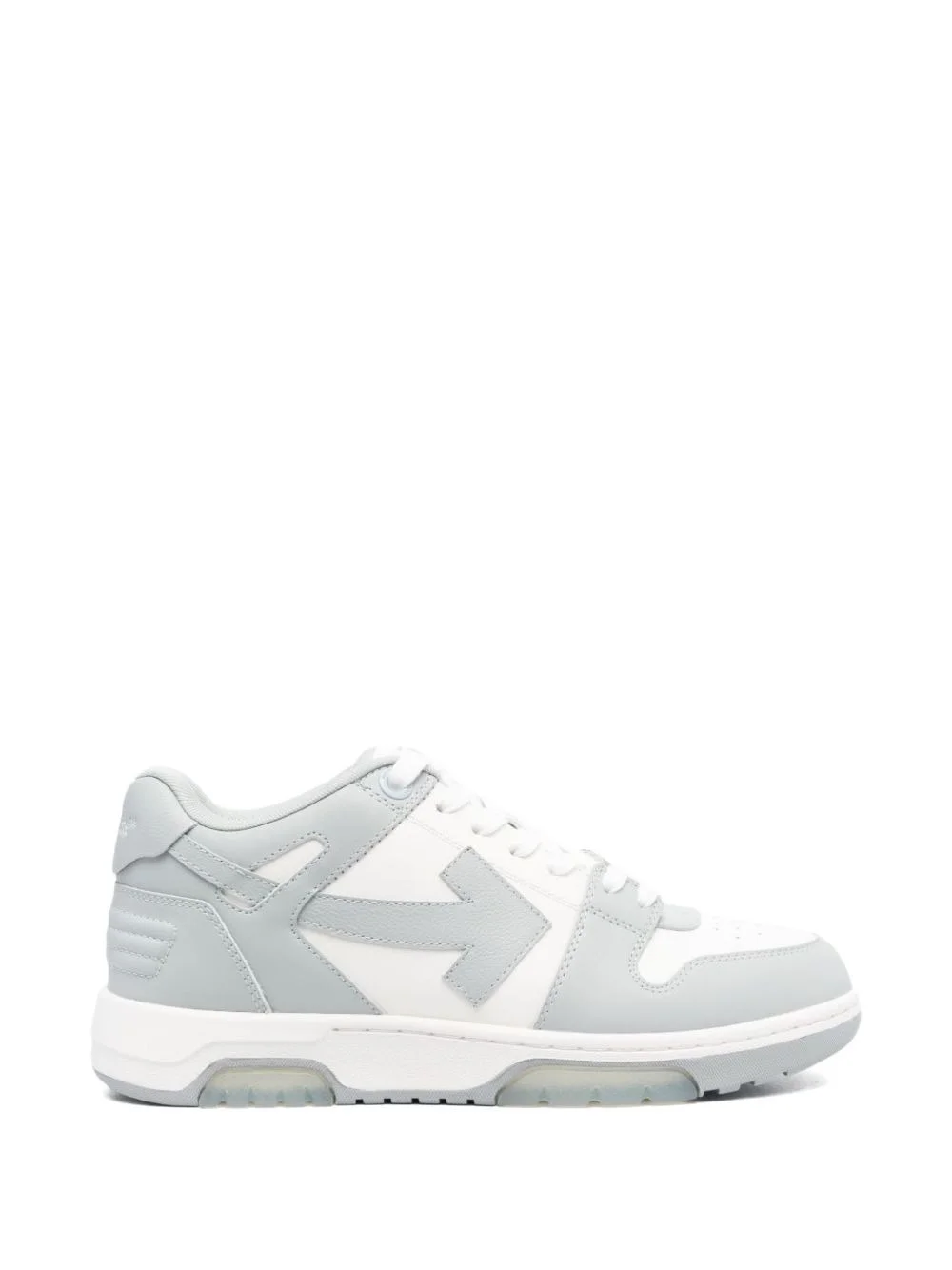 arrow-motif lace-up sneakers - 1