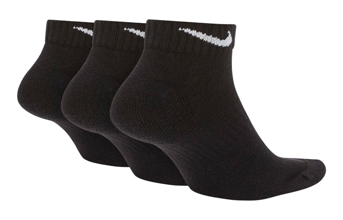 Nike Shock Absorption Training Socks Couple Style 3 Pairs Black SX7670-010 - 2