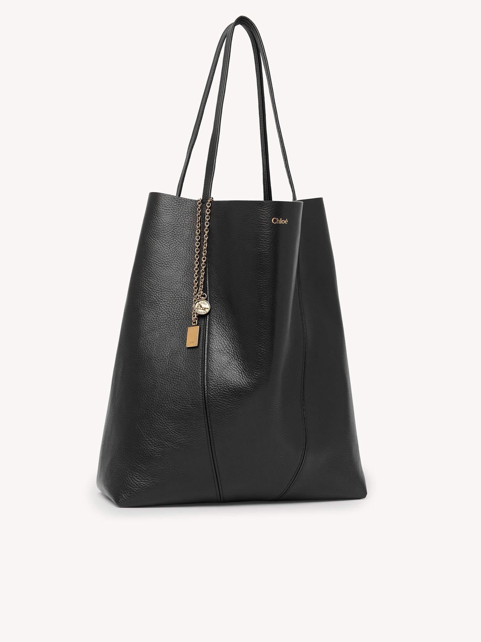 トートバッグ CHLOE CHLOE SPIN MEDIUM TOTE BAG IN GRAINY LEATHER Chloé Chloé Spin Tote Bag In Grained Leather | Chloé US