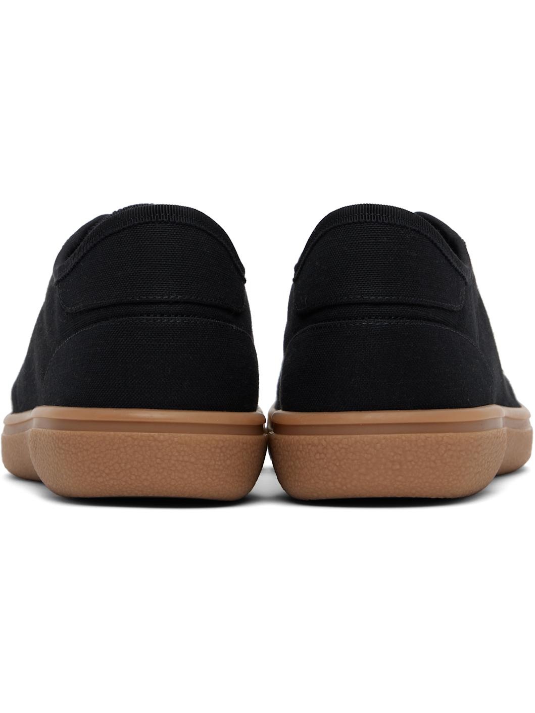Black Canvas Sneakers - 2