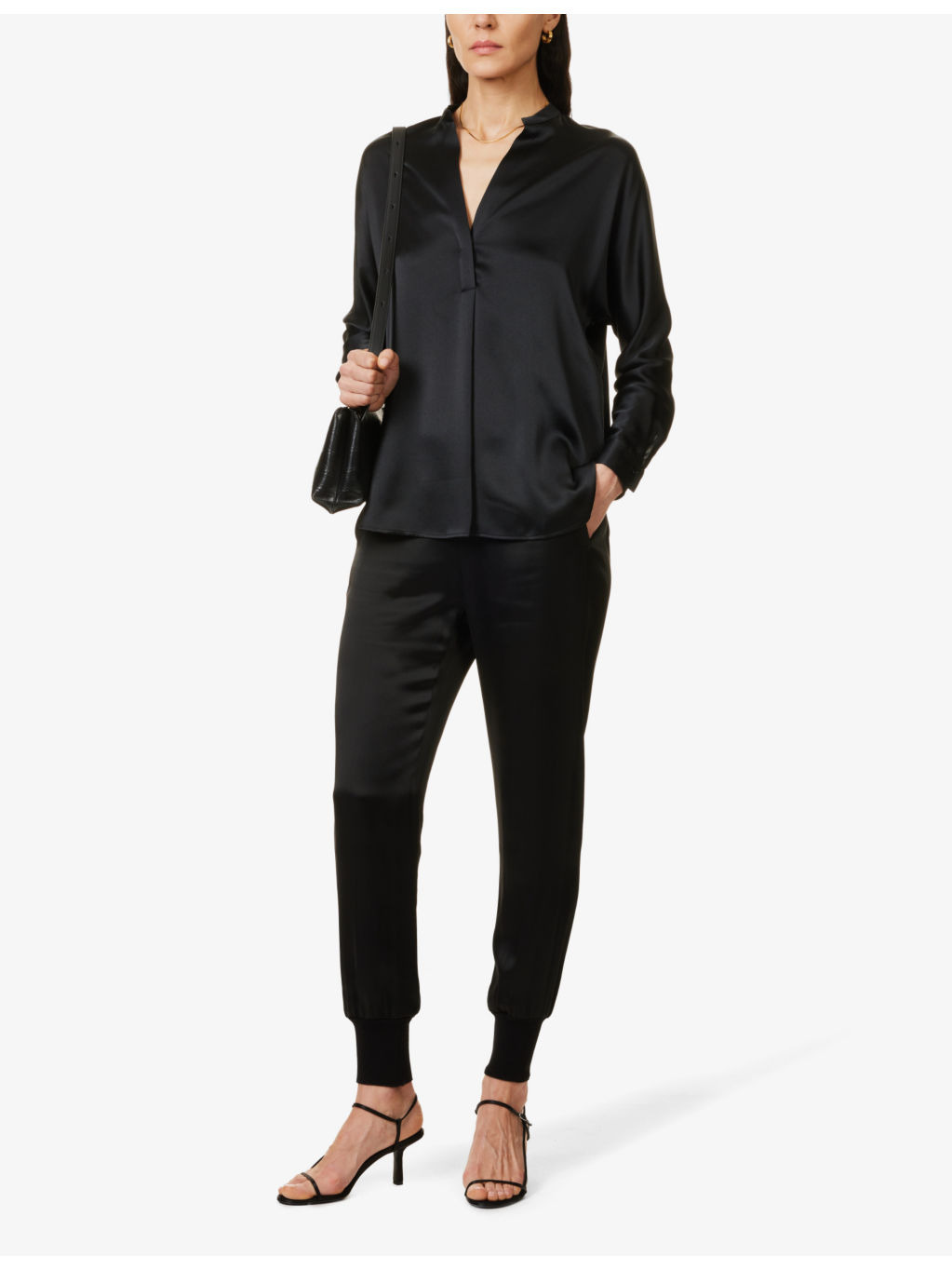 Relaxed-fit silk blouse - 2