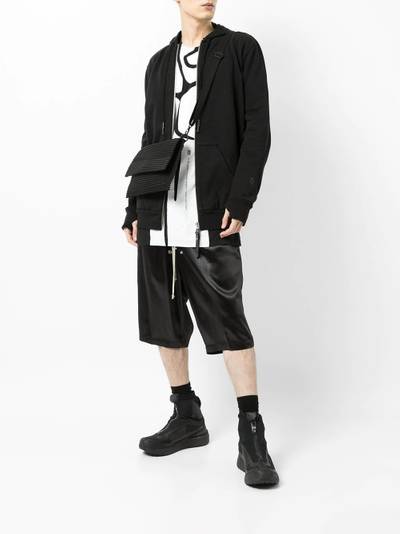 11 by Boris Bidjan Saberi fist-print T-shirt outlook