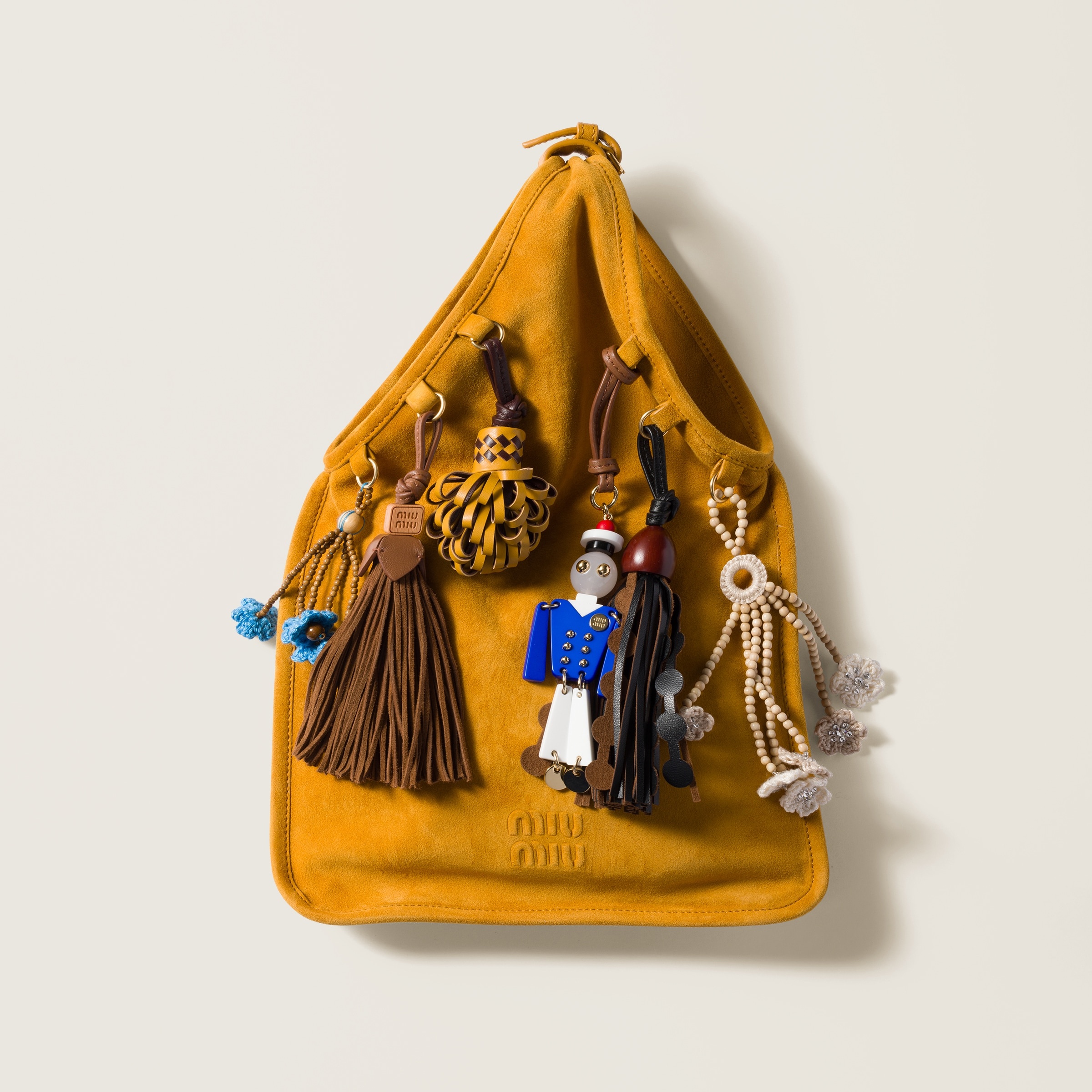 Suede bag with trick - 7