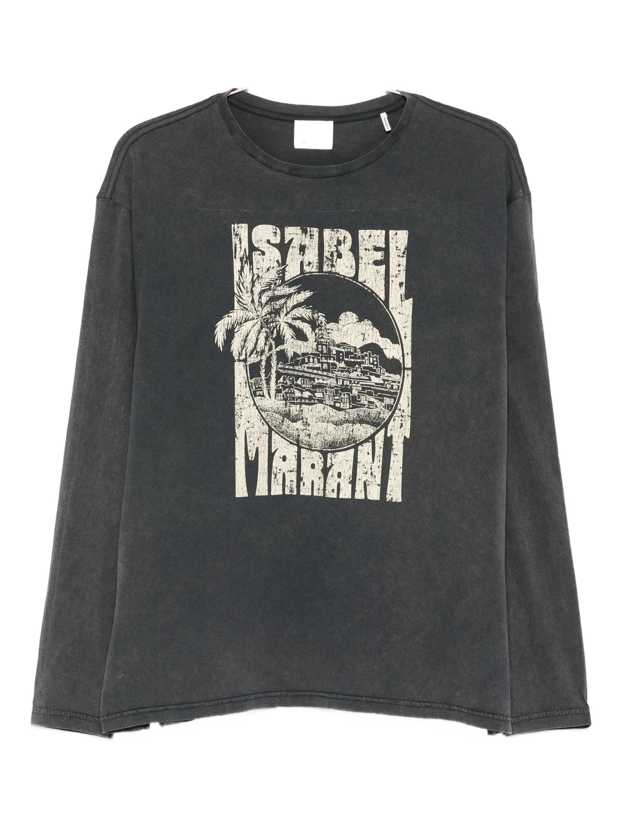 Isabel Marant Graphic-print Long-sleeve T-shirt - 1