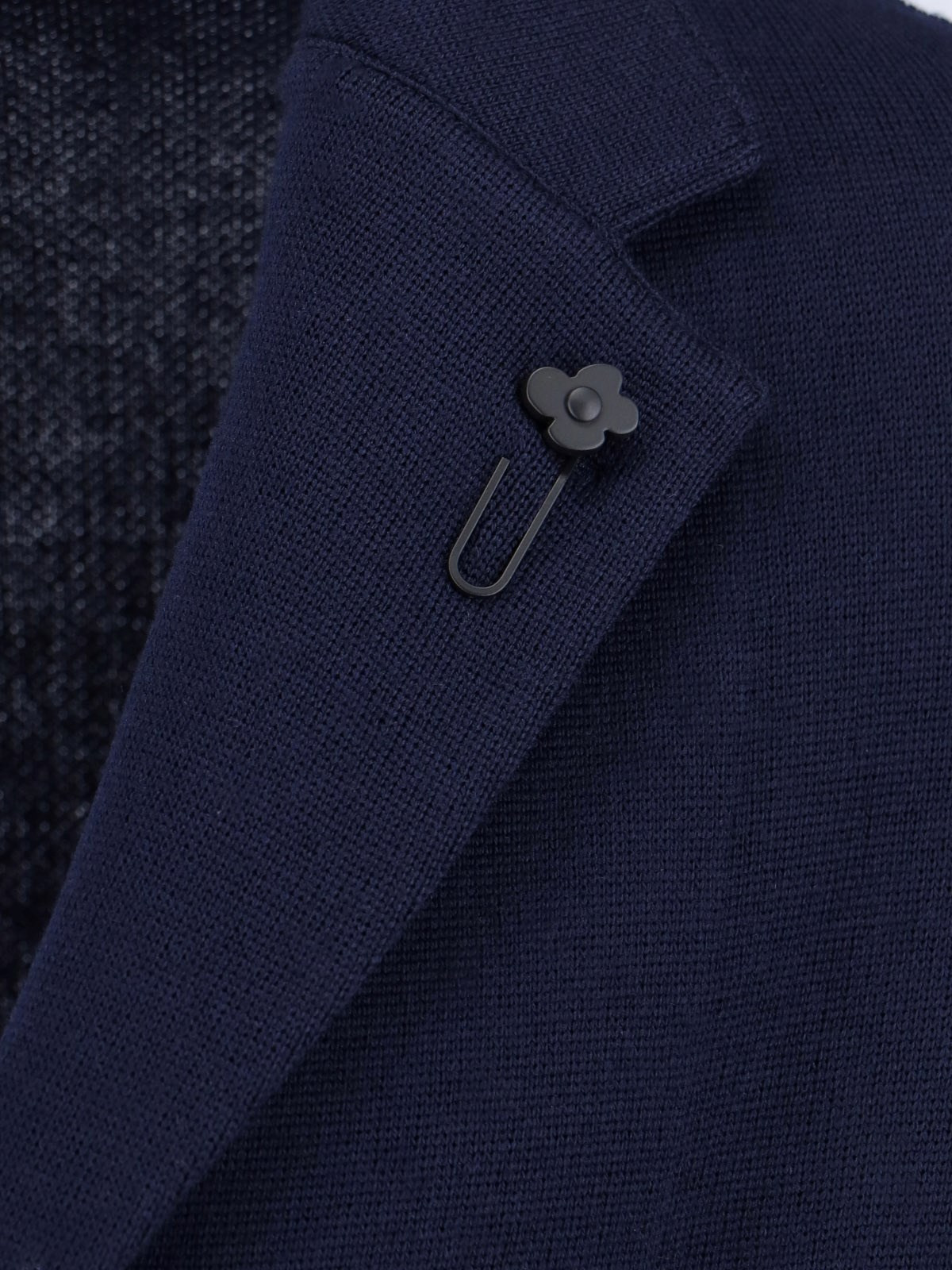 SINGLE-BREASTED VIRGIN WOOL BLAZER - 3