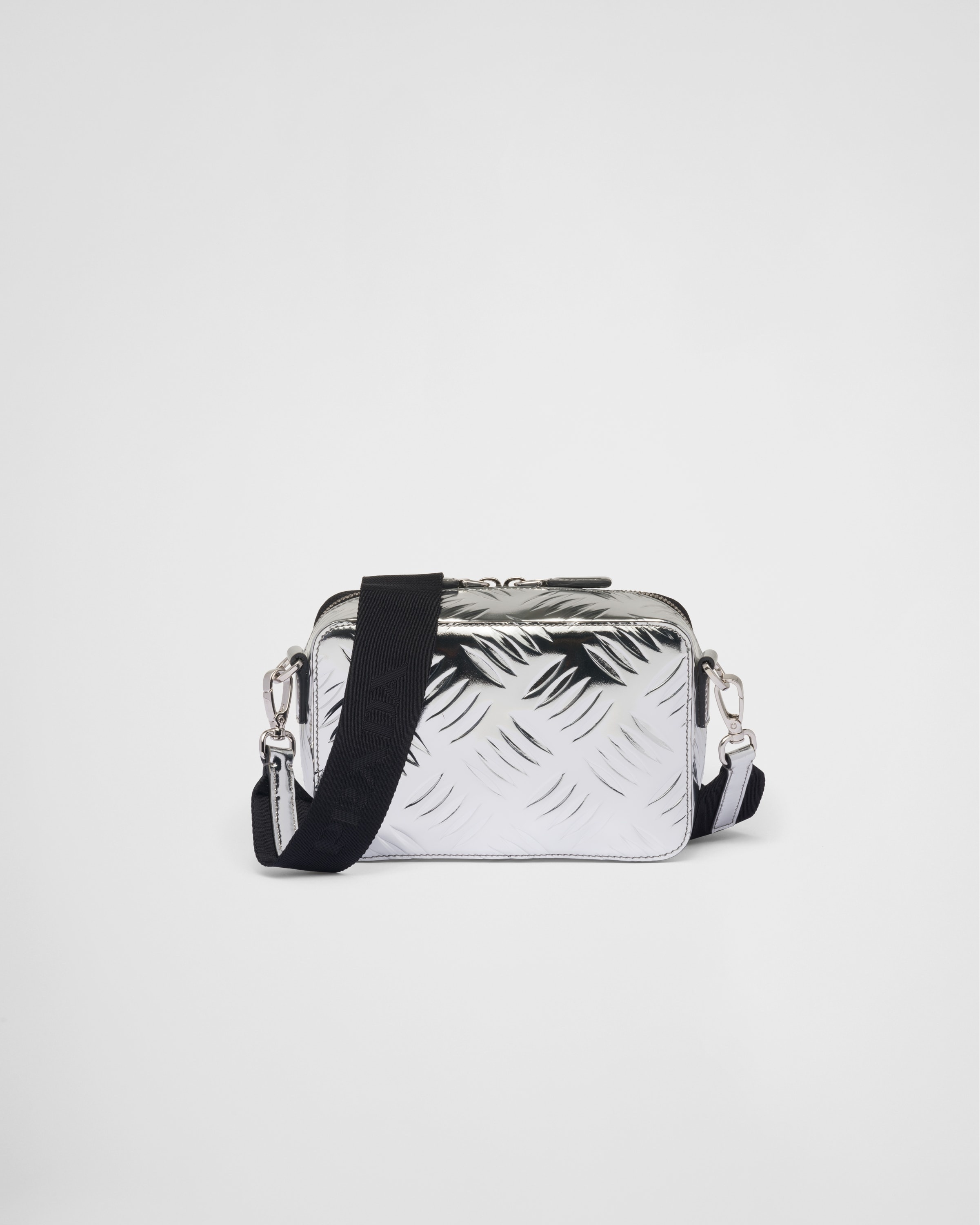 Prada Brique brushed leather bag with embossed motif - 4
